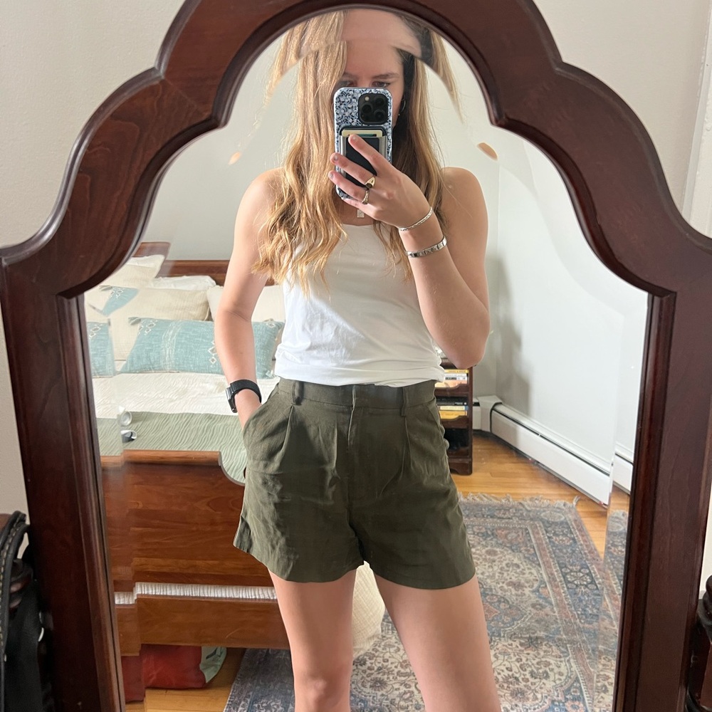 High Waist Relaxed Shorts